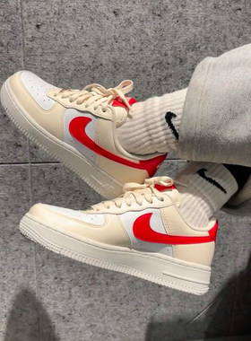 25新款Nike耐克女子AIR FORCE 1空军一号胶底运动休闲板鞋DC9486