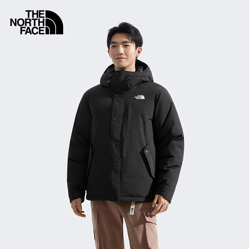 北面户外防泼水550蓬保暖羽绒服