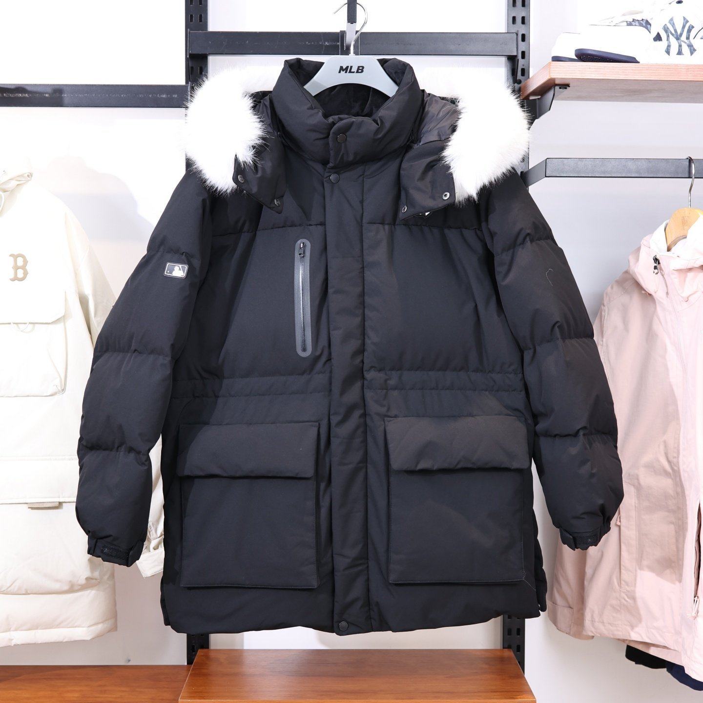 MLB儿童羽绒服25新款NY大标鹅绒连帽毛领运动棉羽外套7ADJB1456,运动服/休闲服装,运动羽绒服,淘宝优惠券,粉丝福利购,淘宝优惠卷