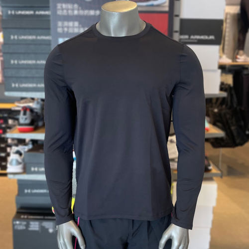 安德玛男子长袖T恤运动上衣