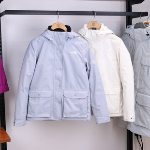 TheNorthFace北面三合一冲锋衣女25冬新款经典款防水羽绒内胆8GK7