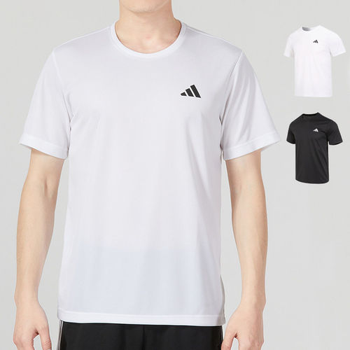 Adidas阿迪达斯男子透气运动T恤