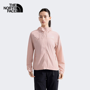 TheNorthFace北面女Sun 8CJZ Chase户外运动凉感皮肤衣骑行防晒衣