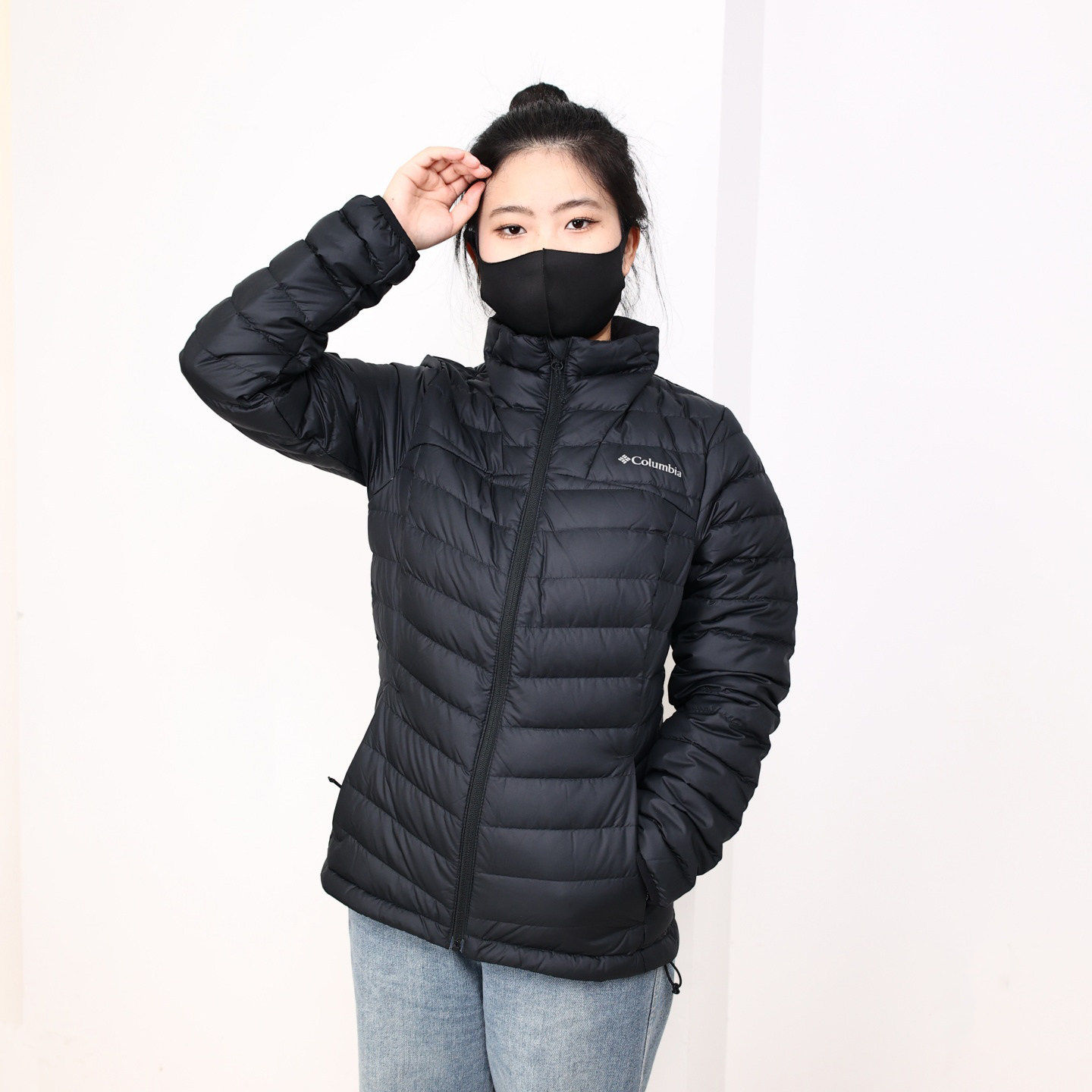 Columbia哥伦比亚女士秋冬户外休闲立领轻薄羽绒服保暖外套WR2844