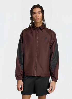 Adidas阿迪达斯25秋季新款男子运动休闲舒适立领夹克外套KB7621