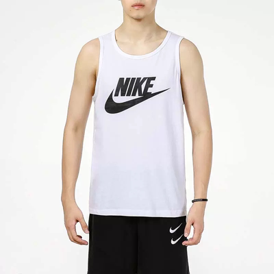 耐克男子休闲健身跑步运动背心