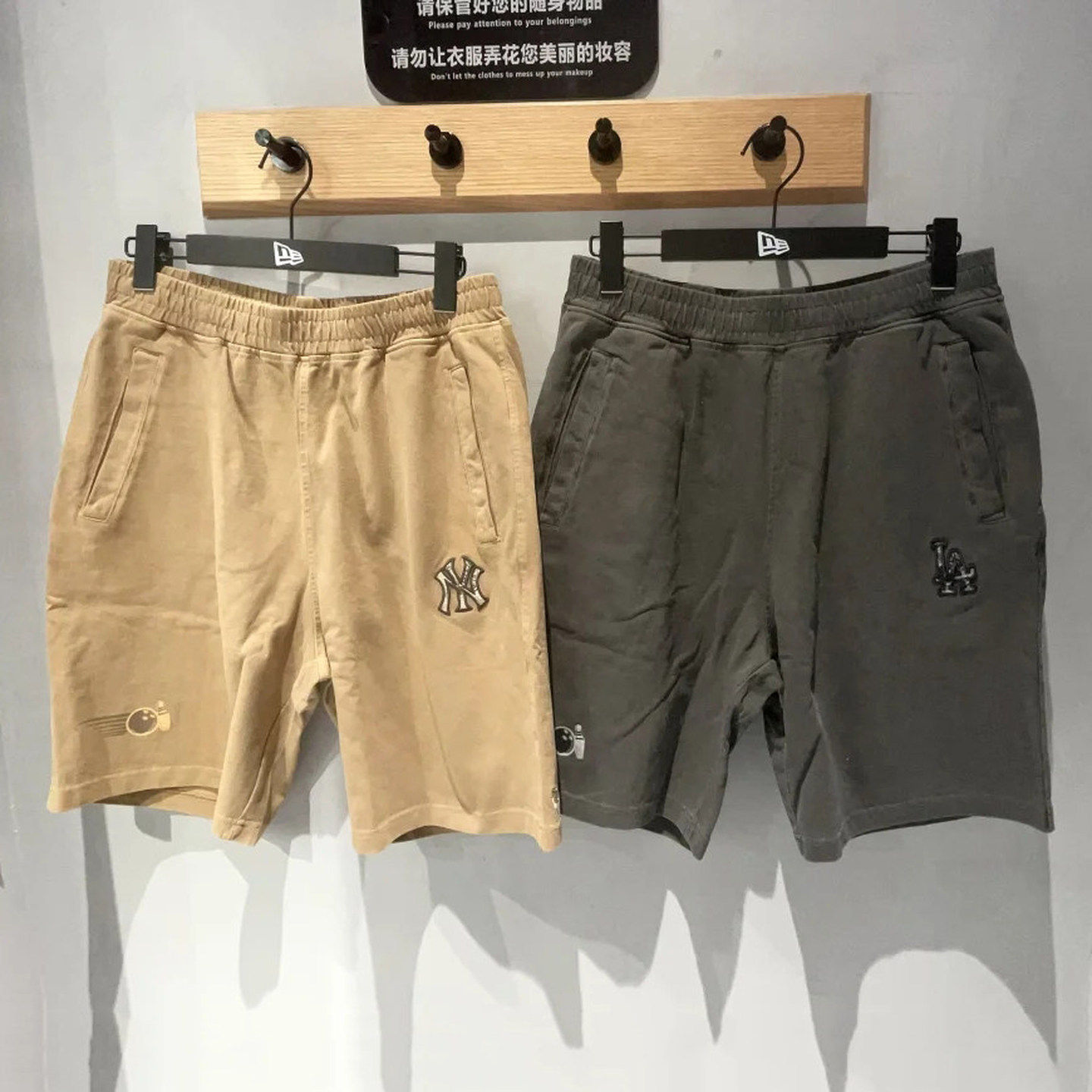 New Era纽亦华短裤25新款MLB男女NY休闲水洗运动五分裤14529360,运动服/休闲服装,运动中长裤／短裤,淘宝优惠券,粉丝福利购,淘宝优惠卷