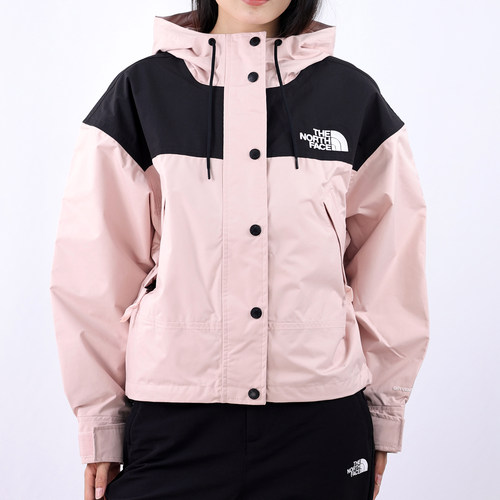 北面女子高腰防水夹克外套