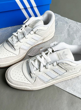 Adidas阿迪达斯三叶草FORUM LOW CL男子25新款休闲运动板鞋ID6858