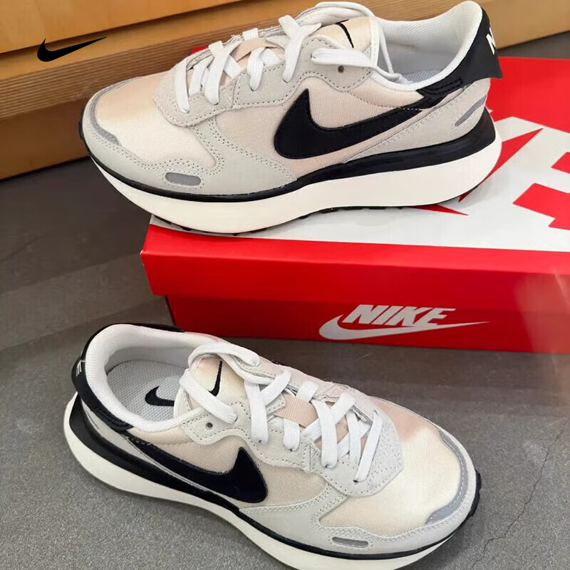 Nike耐克女鞋PHOENIX WAFFLE夏季厚底老爹鞋休闲减震运动鞋FD2196