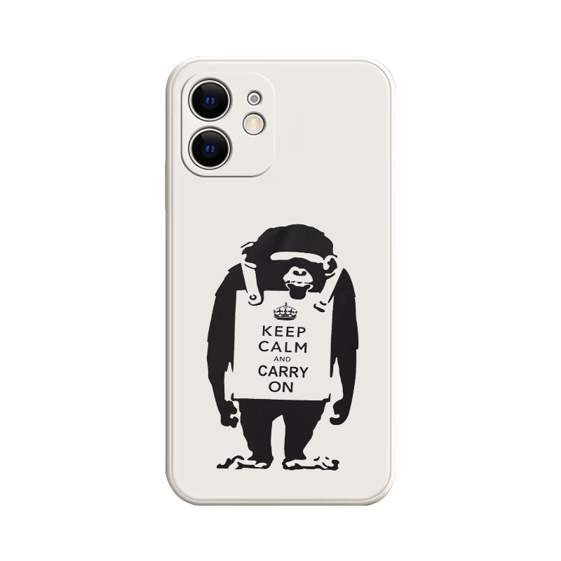 班克斯手机壳Banksy班克西苹果15iPhone14涂鸦13promax艺术11女孩vivo华为oppo小米iQOO红米适用i小众高级感x