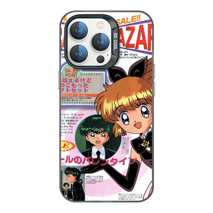 虞书欣同款圣少女手机壳华为mate60Pro动漫nova12二次元11儿童10周边p50搞怪x40荣耀100适用pura70幸运90女孩