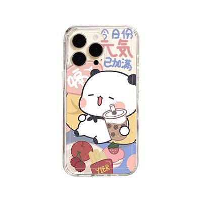 适用华为tpu一二布布奶茶手机壳