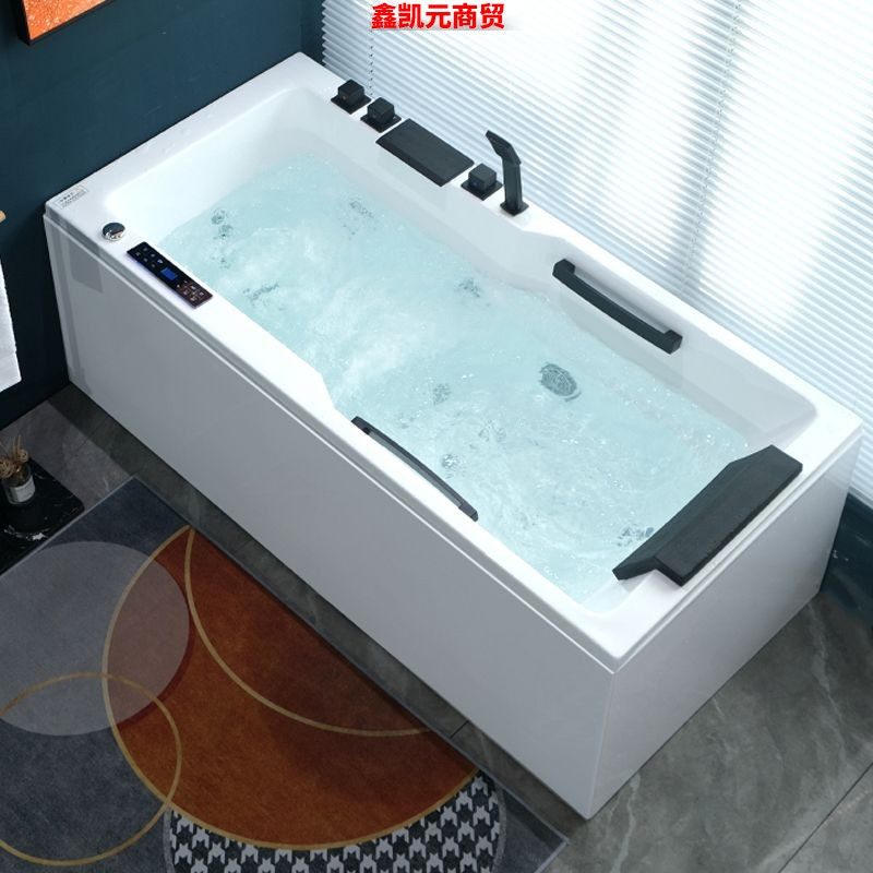 亚克力浴缸小户型成人家用独立冲浪按摩恒温加热单人泡澡浴盆民宿