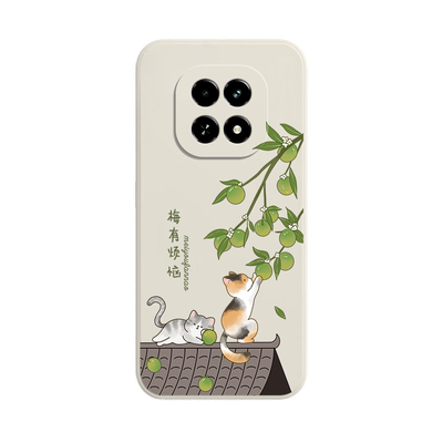 真我V60硅胶卡通文字手机壳
