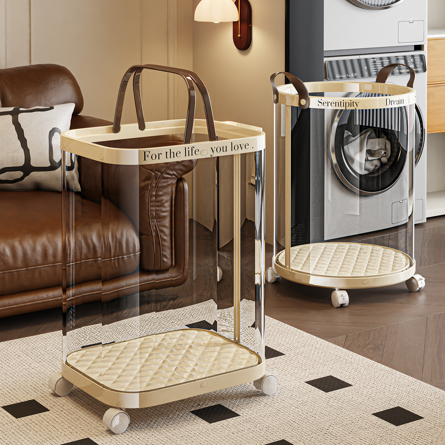 透明脏衣篓家用高颜值衣服收纳筐