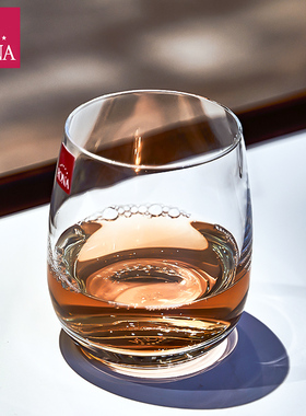 RONA洛娜酷爽水杯耐热进口水晶玻璃平底杯家用xo洋酒威士忌杯子