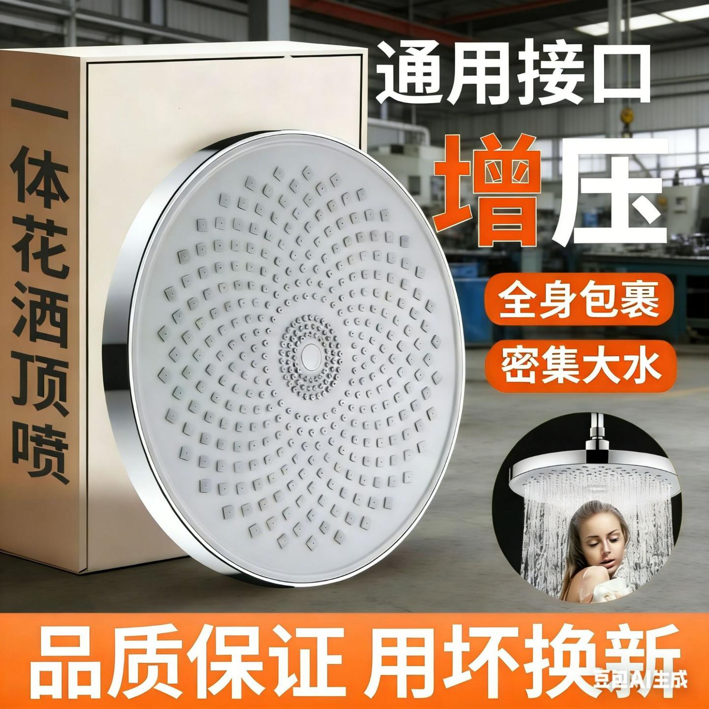 超强增压淋浴顶喷大花洒喷头