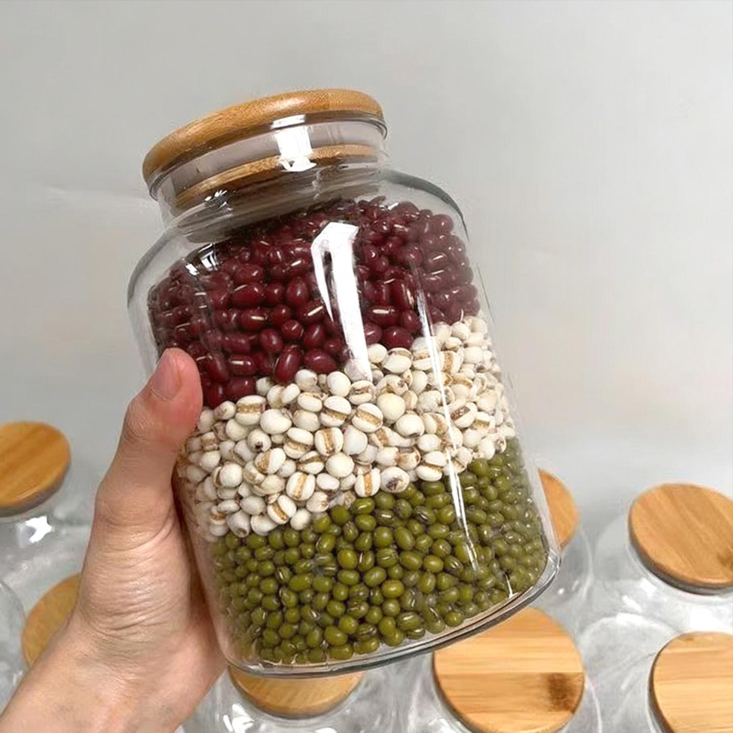 玻璃瓶密封罐厨房家用透明储物