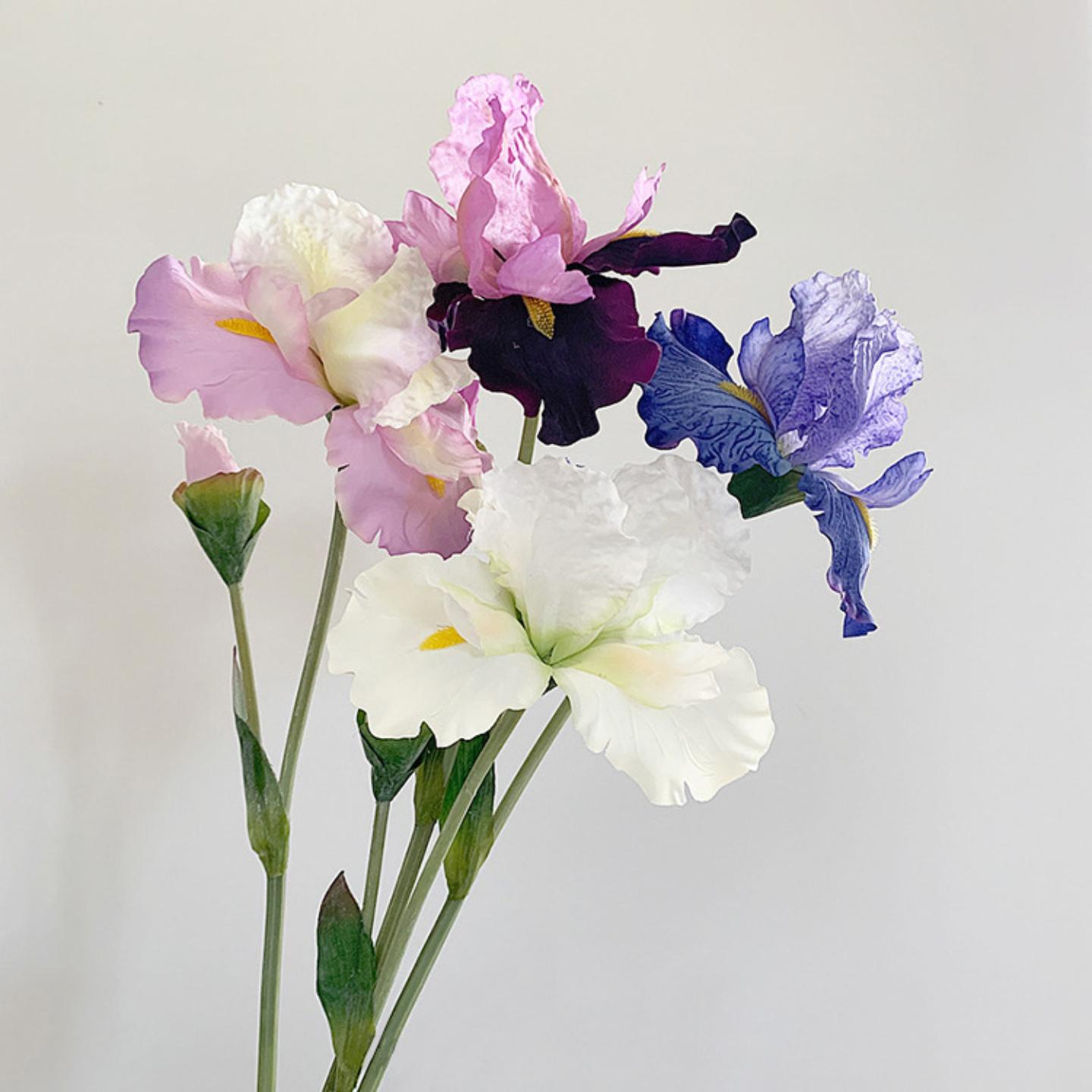仿真花爱丽丝鸢尾花客厅卧室装饰