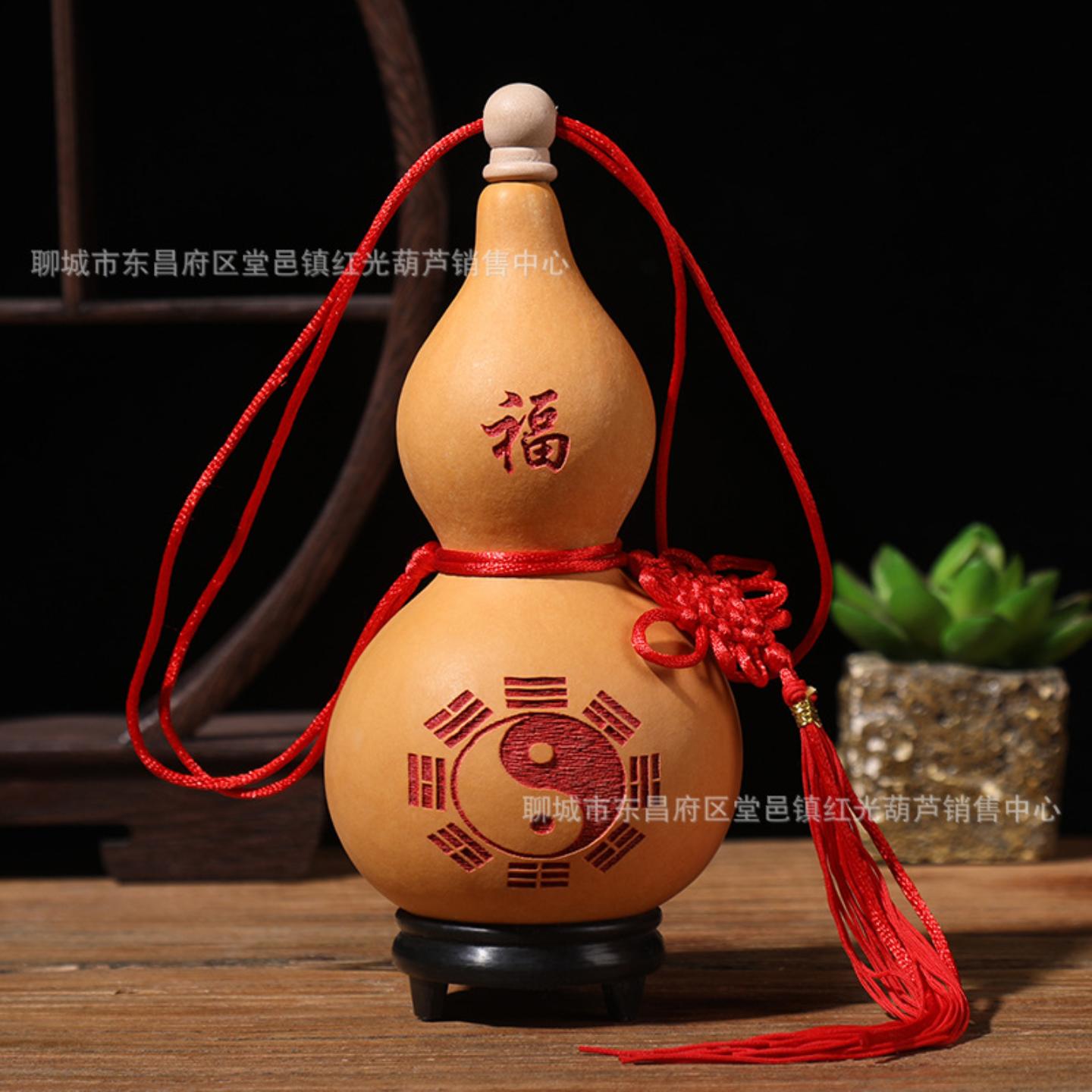 天然葫芦挂件装饰酒葫芦开口木塞