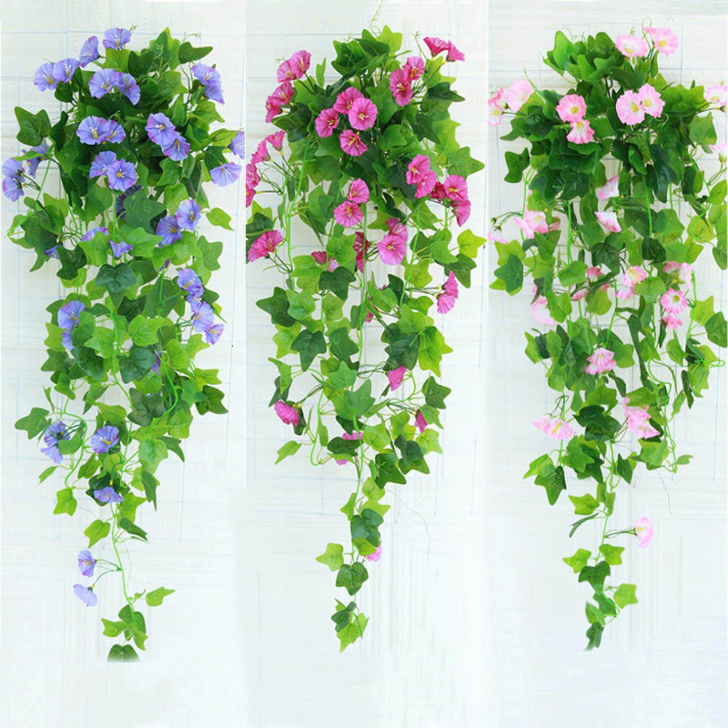 胶布牵牛花喇叭花假花藤塑料花