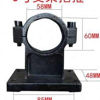 新品卡箍支架钻底座台式手持式水钻机立柱架子抱箍配件夹|支架孔