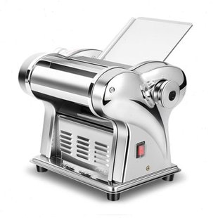 俊厨压面机家用电动全自动面条机不锈钢多功能小型切面机饺子皮机
