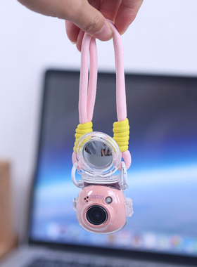 适用于instax Pal拍照精灵水晶壳防刮防摔套装带自拍镜透明便携