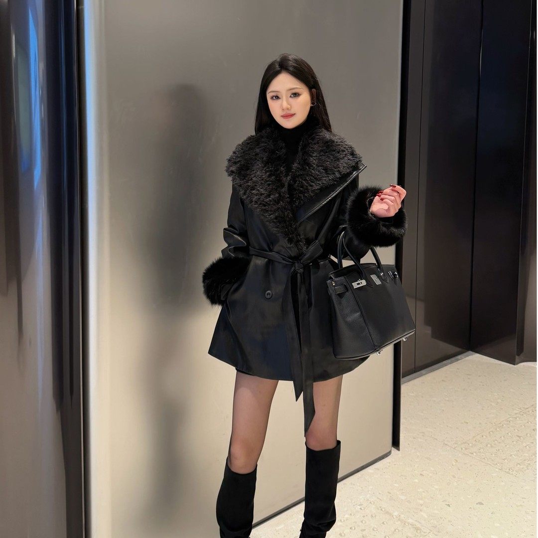 灿希狐狸毛圈袖口蛋白皮衣90羽绒服毛领外套2025冬季加绒加厚大衣,女装/女士精品,皮草,淘宝优惠券,粉丝福利购,淘宝优惠卷