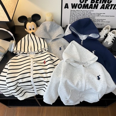 儿童外套男女童春秋卫衣休闲拉链