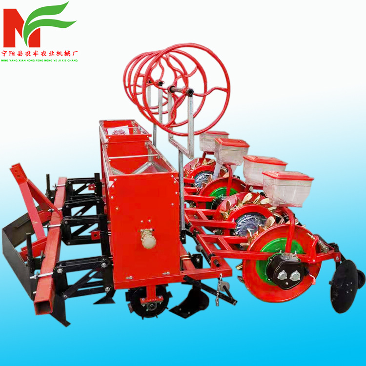 玉米铺膜播种机 铺滴灌施肥精播机 甜玉米高粱黄豆种植机