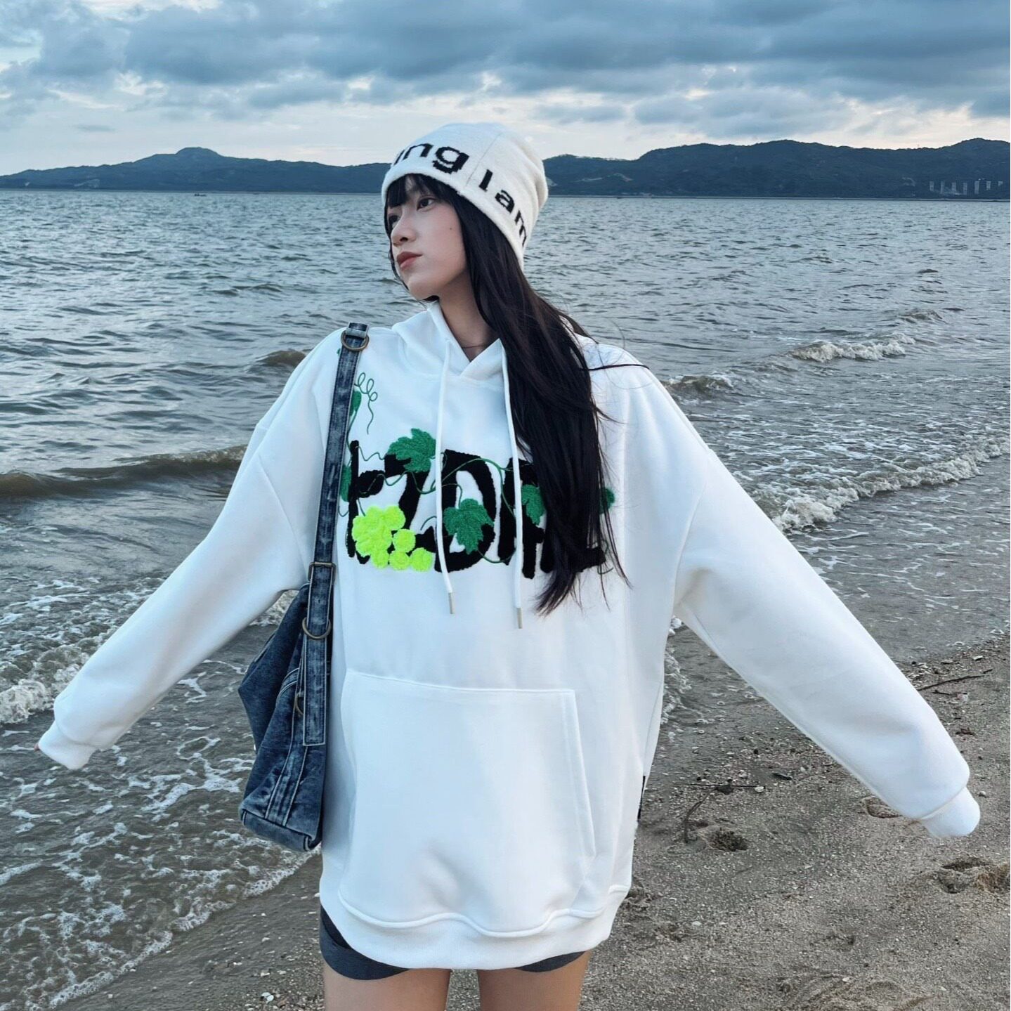 宽松美式卫衣显瘦潮牌休闲慵懒风