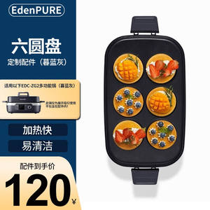 宜盾普（EdenPURE）蒸汽烤多功能锅家用可视空气炸锅电火锅电烧烤