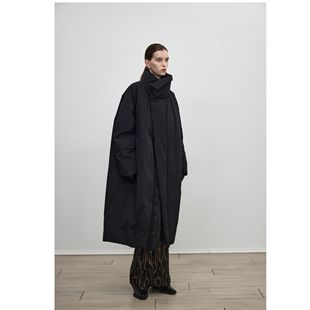 鹅绒服891A738Z D.有质感记忆棉极简老钱风中长款