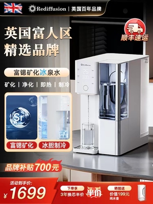 瑞迪生制冰水冷饮净水器台式即加热家用小型直饮RO一体机矿物质