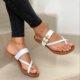 Girl Flats Size 2021 Shoes Sandals Toe female Slippers