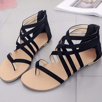 summer sandals ladies roman gladiator shoes high heel 女凉鞋