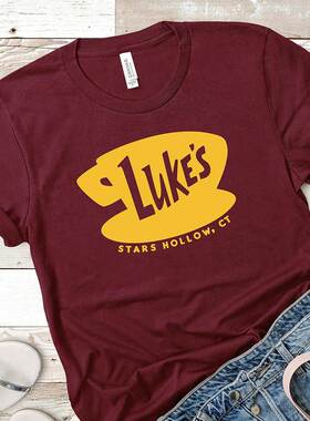 Luke's Stars Hollow Diner T-Shirt Gilmore Girls Tee Rory