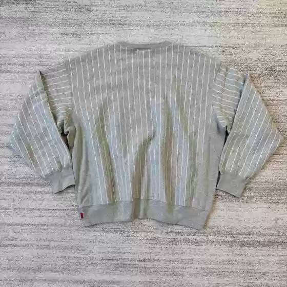 [Customized] Vertical Striped Sweatshirt