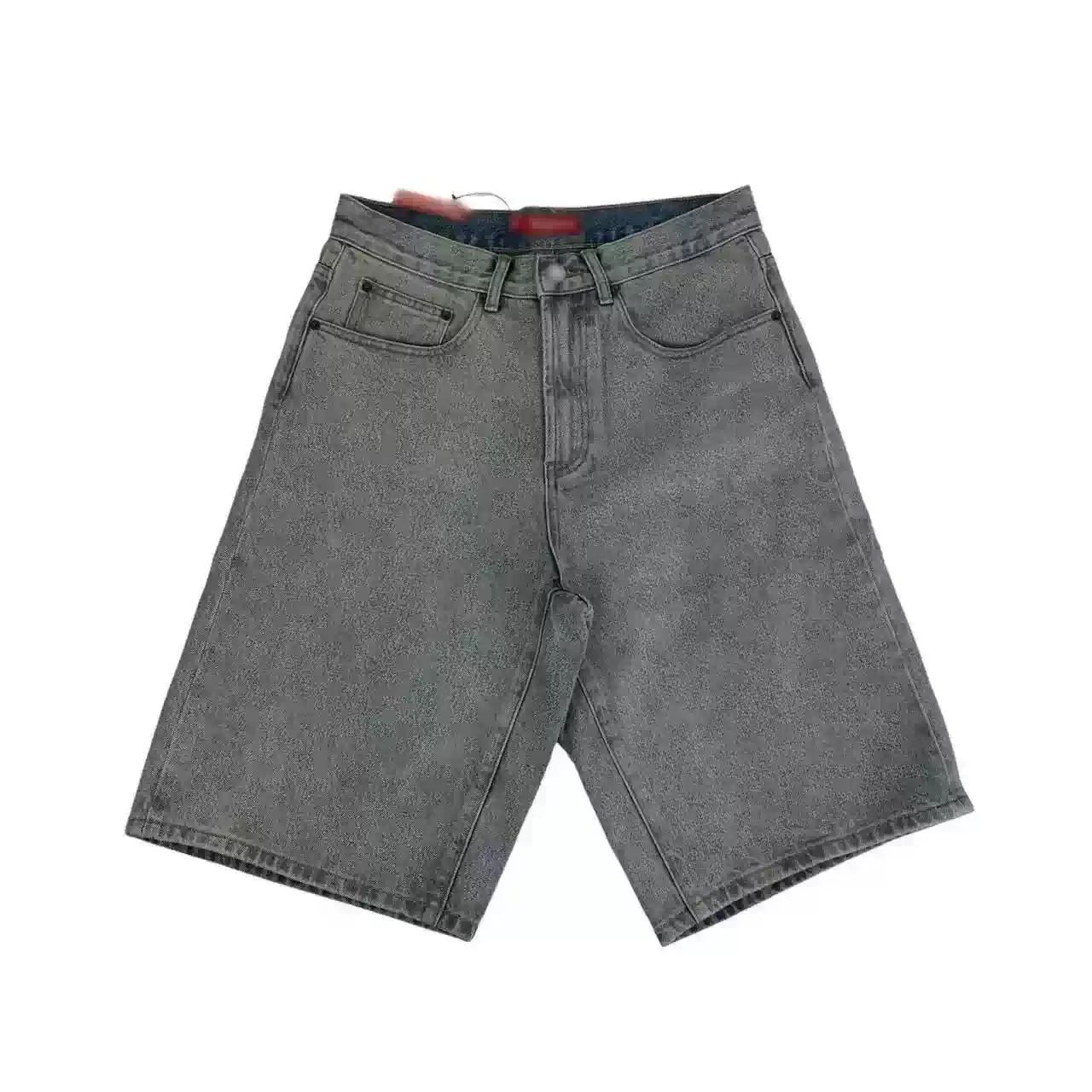 Baggy Denim Jorts Washed Denim Shorts