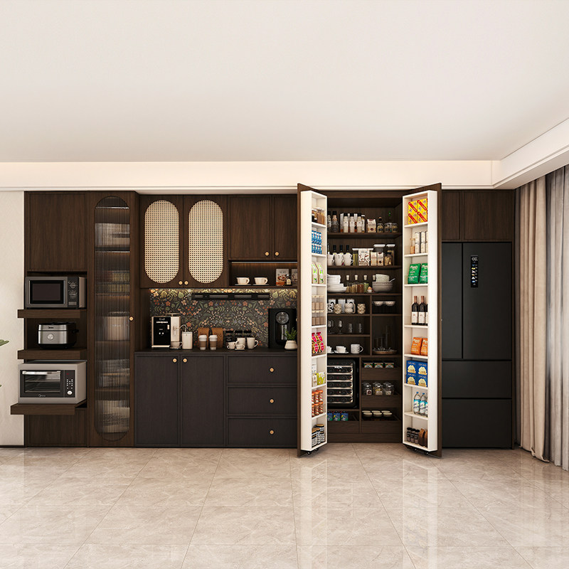 实木中古餐边柜嵌入式冰箱储物靠墙一体客厅收纳零食柜家用可定制,住宅家具,餐边柜,淘宝优惠券,粉丝福利购,淘宝优惠卷