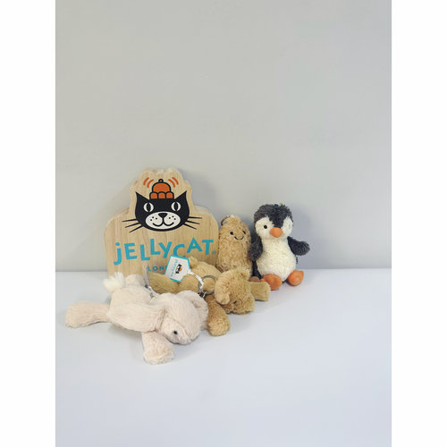 英国JELLYCAT趣味花生包包挂饰花生企鹅史玛吉熊兔子挂件钥匙扣