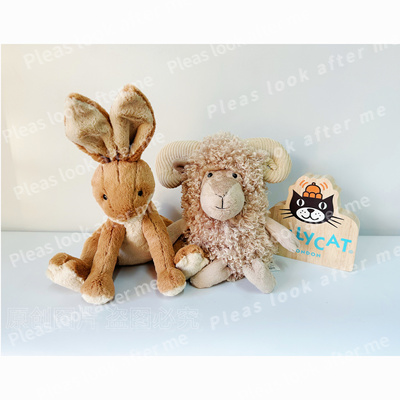 英国JELLYCAT霍蒂科斯野兔拉姆斯利绵羊玩偶