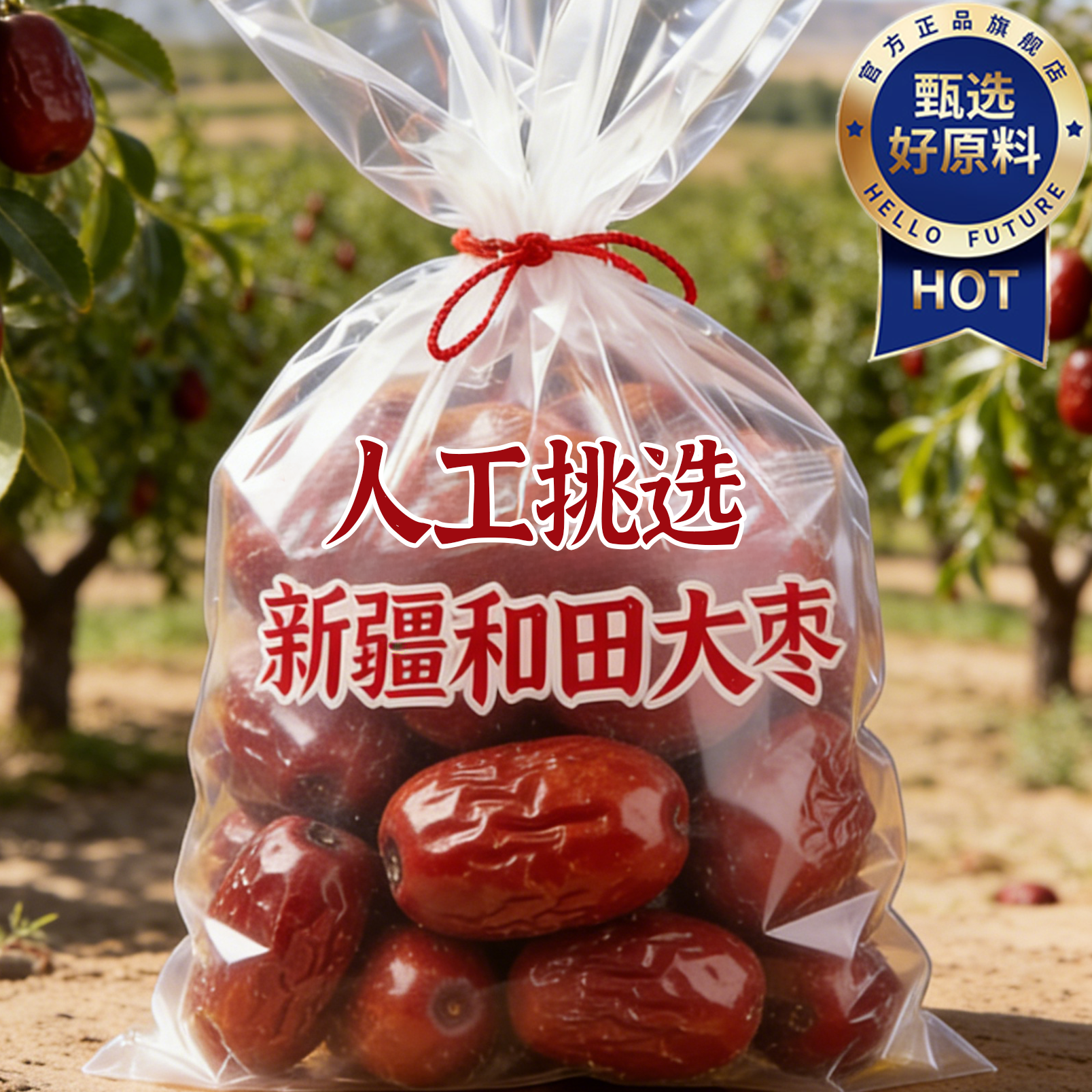 新疆和田大枣正宗特级大果官方旗舰店新鲜免洗煲汤泡水装袋年货,零食/坚果/特产,枣类制品,淘宝优惠券,粉丝福利购,淘宝优惠卷