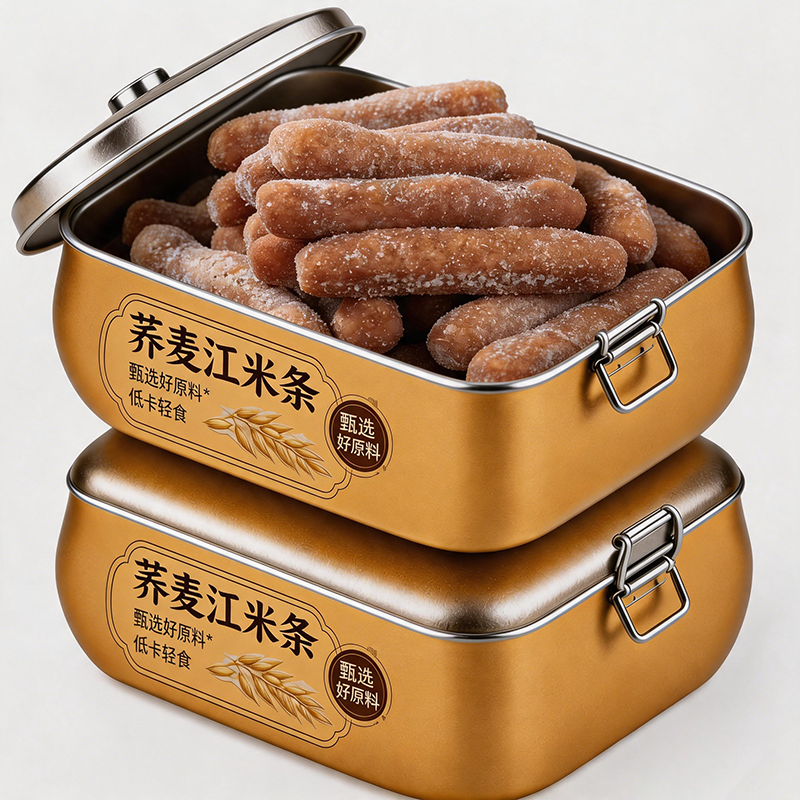 正宗传统老式纯荞麦江米条官方旗舰店无蔗糖无添加糯米手工老味道