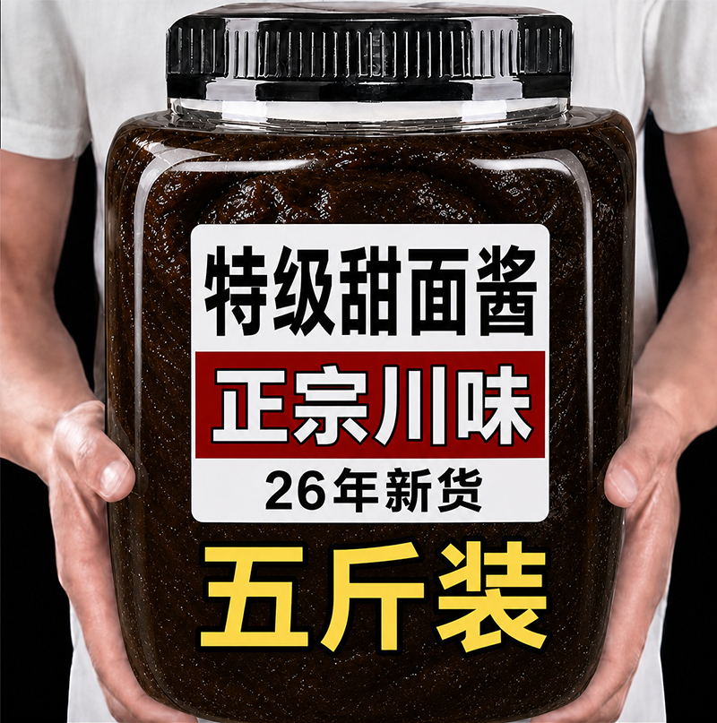 正宗老北京甜面酱官方旗舰店黄豆烤鸭专用0添加小包装商家用批发
