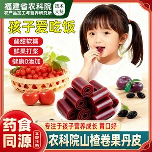 央妈推荐!山楂卷果丹皮官方旗舰店孕妇儿童健康零食消食开胃零食