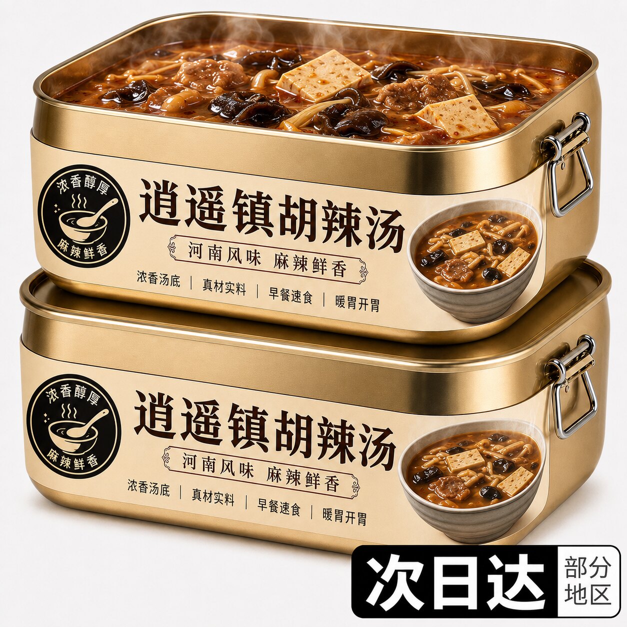 正宗逍遥镇胡辣汤清真河南特色美食传统工艺小吃熬制速煮即食