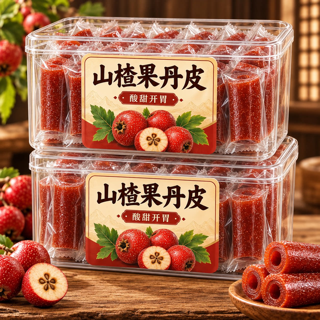 果丹皮山楂零食卷无糖精无添加糖片人专用球六物丸非中药材老式